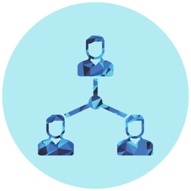 Geliştirme ve proje için iş yönetimi dairesi simgesi