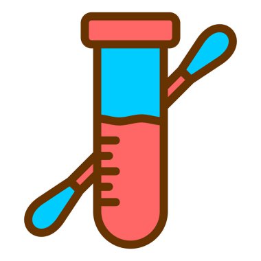 Test tüpü. Basit resimleme