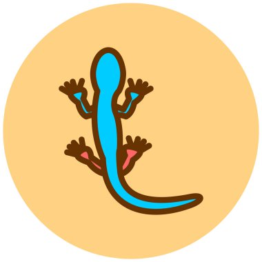 Balık. Web simgesi basit illüstrasyon