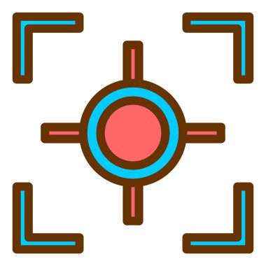 seo modern simgesinin vektör illüstrasyonu