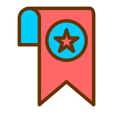 En sevdiğim. Web simgesi basit illüstrasyon