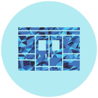 Modern b 'nin vektör illüstrasyonu eksik simgesi