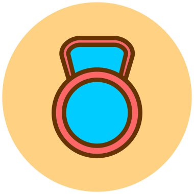 Zindelik. Web simgesi basit illüstrasyon