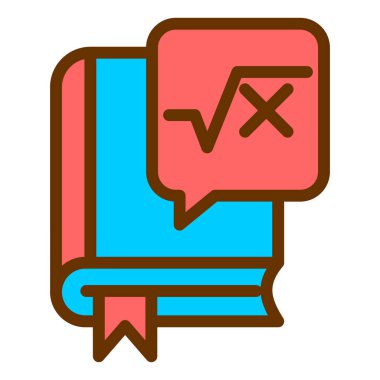 Kitap. Web simgesi basit illüstrasyon