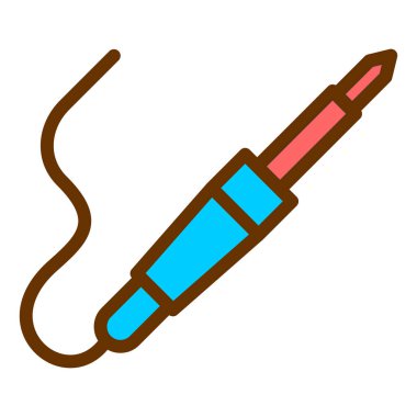 Tek izole edilmiş simgenin vektör illüstrasyonu 