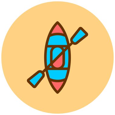 Kano. Web simgesi basit illüstrasyon