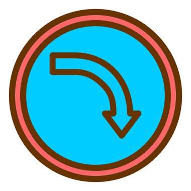 ok simgesi vektör illüstrasyonu