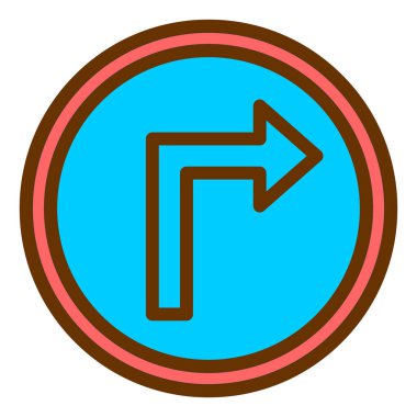 ok simgesi vektör illüstrasyonu