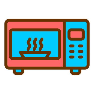 Fırın. Web simgesi basit illüstrasyon