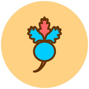 Pancar. Web simgesi basit illüstrasyon