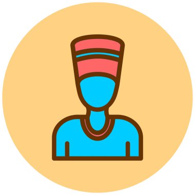 Bir kadının vektör illüstrasyonu