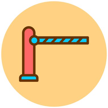 Yol. Web simgesi basit illüstrasyon