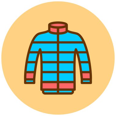 Kapüşonlu. Web simgesi basit illüstrasyon