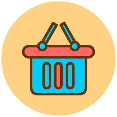 Alışveriş sepeti. Basit tasarım