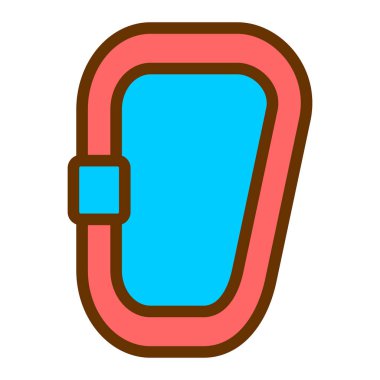 Karabina. Web simgesi basit illüstrasyon