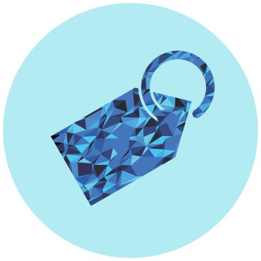 etiket web simgesi vektör illüstrasyonu 