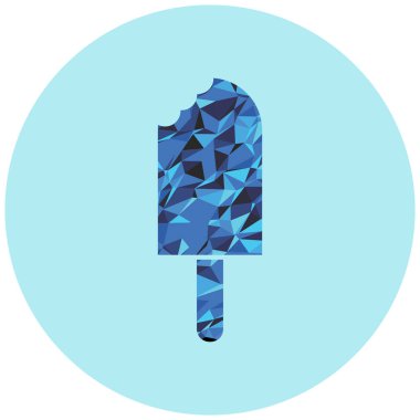 dondurma web simgesi vektör illüstrasyonu 