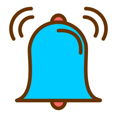 Zil. Web simgesi basit illüstrasyon