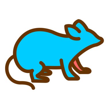 kanguru simgesi vektör illüstrasyonu