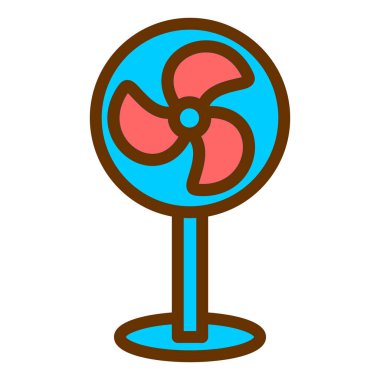 fan simgesi vektör illüstrasyonu