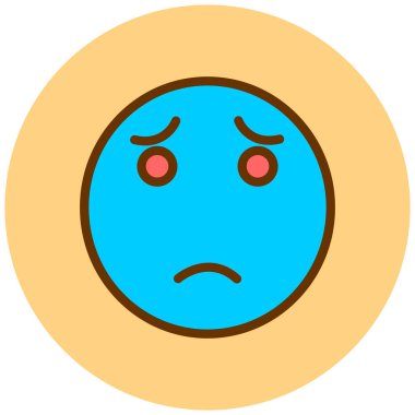 Yüz ifadeleri. Web simgesi