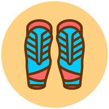 Ayakkabılar. Web simgesi basit illüstrasyon