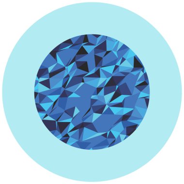 Bir elmasın vektör illüstrasyonu