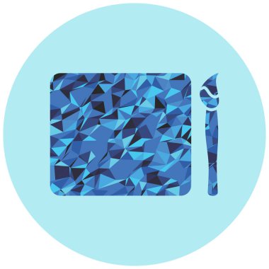 Vektör illüstrasyonu, simge ögesi arkaplanı