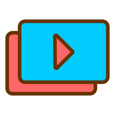 Video oynatıcı. Basit resimleme