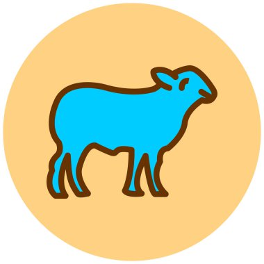 Bir ineğin vektör illüstrasyonu