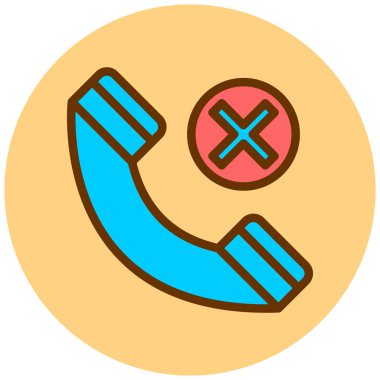 - Telefon. Web simgesi basit illüstrasyon