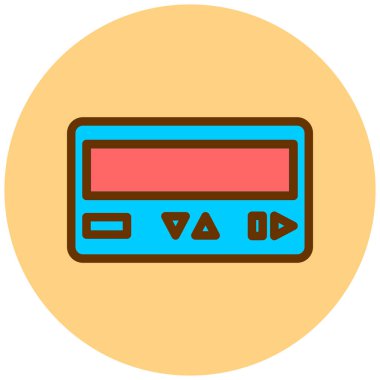 gamepad web simgesi vektör illüstrasyonu 