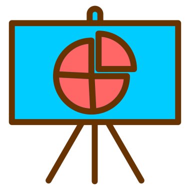 Tahta. Web simgesi basit illüstrasyon