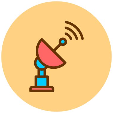 Uydu anteni. Web simgesi