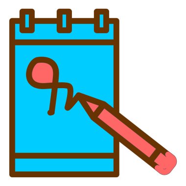 Takvim simgesi vektör illüstrasyonu