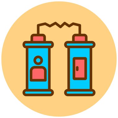 Kahve makinesi. Basit resimleme