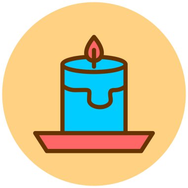 Mum. Web simgesi basit illüstrasyon