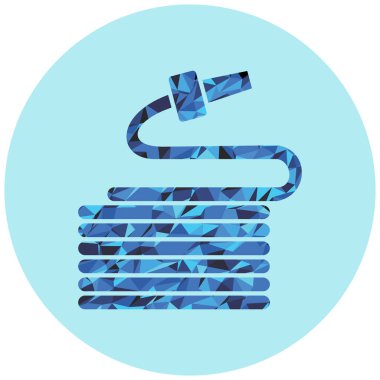 Bir mıknatıs simgesinin gösterimi