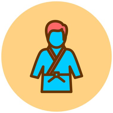 Miğferli bir adamın vektör çizimi