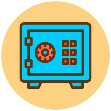 Dolap. Web simgesi basit illüstrasyon