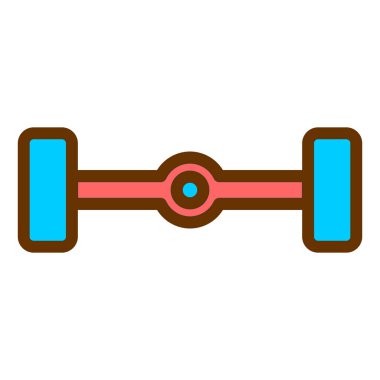 fitness ve egzersiz vektörü simgesi