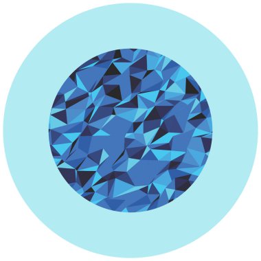 Bir elmasın vektör illüstrasyonu