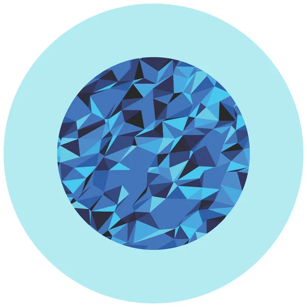 Vectorillustratie Van Een Diamant — Stockvector