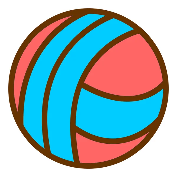 Illustration Ball Icon Colored — ストックベクタ