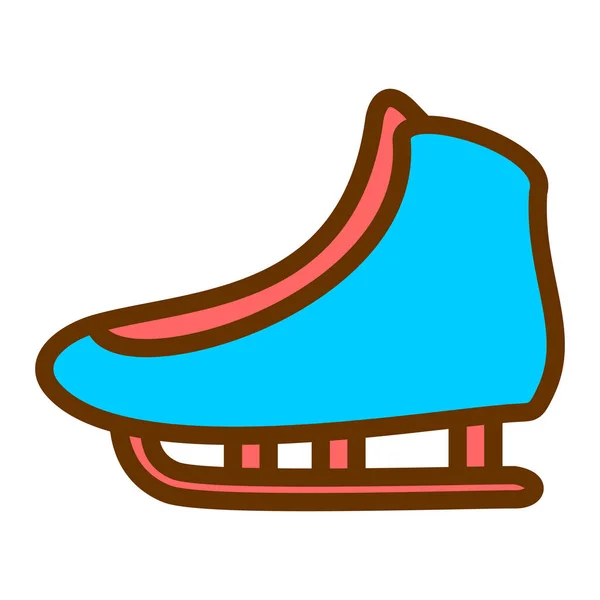 溜冰鞋 Web图标 — 图库矢量图片