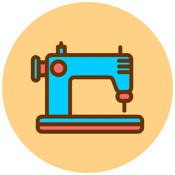 Швейная Машинка Простой Дизайн — стоковый вектор