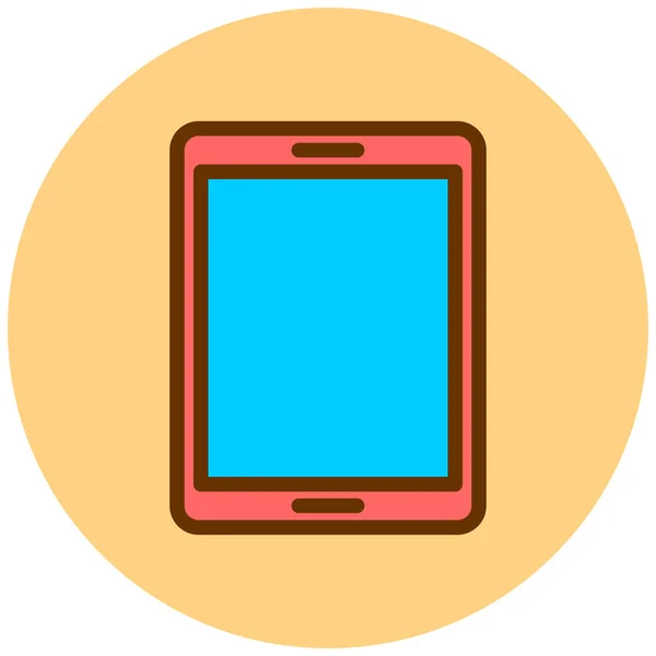 Mobile Web Icon Simple Illustration — Stock Vector
