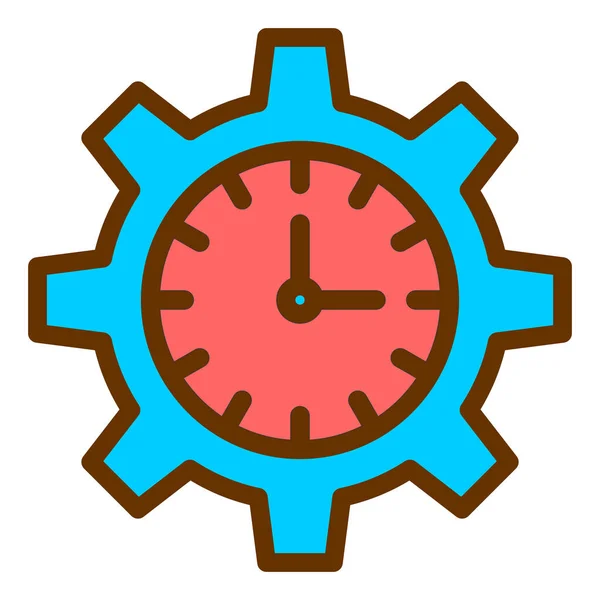 Time Management Vector Icon — Stock Vector