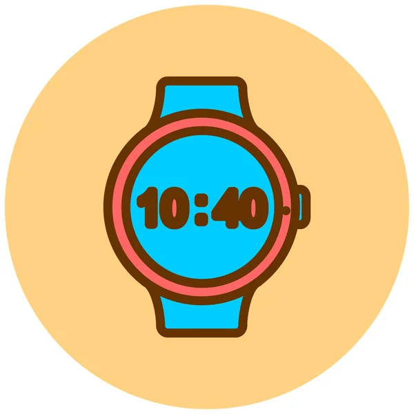 Watch Vector Icon Modern Simple Design — Stock Vector