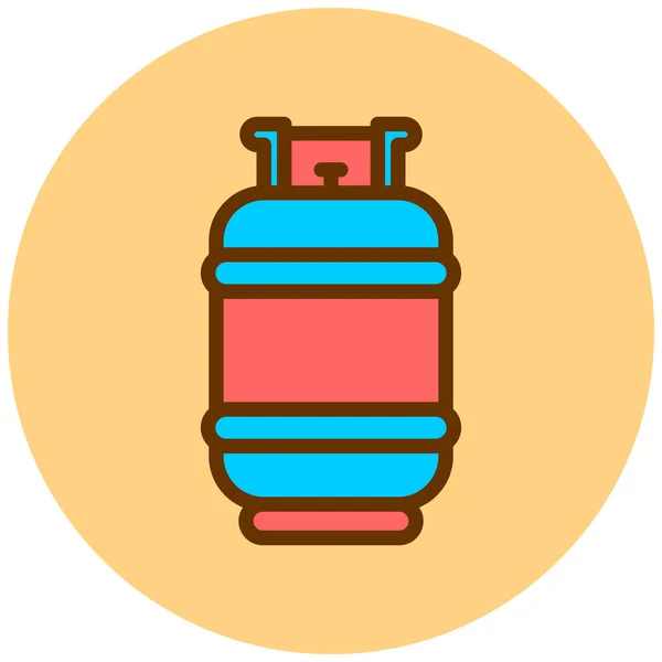 Wasserflasche Einfache Illustration — Stockvektor